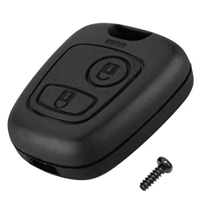 Afbeelding van OcioDual Vervangende beschermhoes met 2 knoppen, zonder lemmet, compatibel Citroe C1 C2 C3 C5 Xsara Saxo Berlingo Picasso zwarte