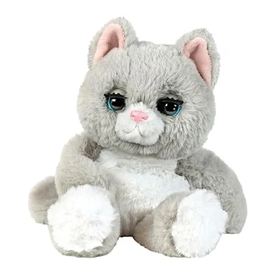 Afbeelding van My Fuzzy Friends Winks de slapende kat, interactief speelgoed, met reacties en geluiden, zacht, zacht flexibel, voor kinderen vanaf 4 jaar, beroemd (MYE00111)