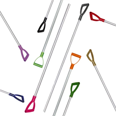Image de Agradi Manche de Fourche à Fumier Aluminium Poignée Télescopique Limette vert 120cm