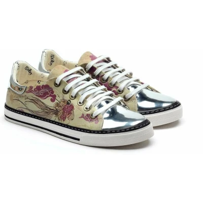 Afbeelding van GOBY Patroon Schoenen Sneakers Hoge kwaliteit Handmade Meisjesprint Maat 37