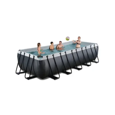 Afbeelding van EXIT zwembad 540x250cm Black Leather