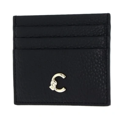 Afbeelding van COCCINELLE Leren Kaarthouder C Me Credit Card Holder Noir Zwart