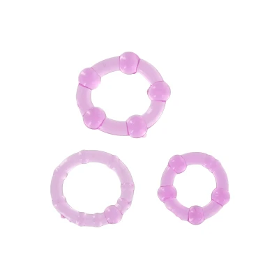 Afbeelding van Scala Stay Hard 3 stuks Cockring Roze