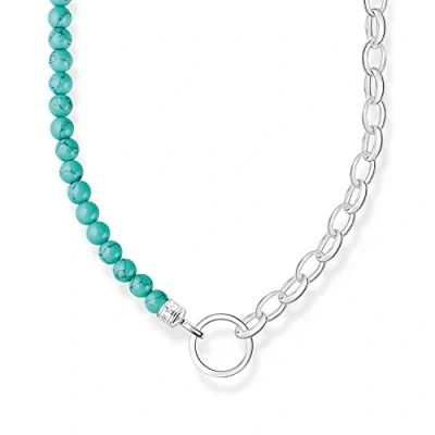 Afbeelding van Thomas Sabo Damesketting 925 sterling zilver KE2188 404 17 L45v, Turkoois
