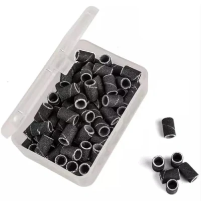 Afbeelding van Goodbitz® Schuurrolletjes Nagelfrees 80 grit 100 stuks Schuurrol Schuurrollen Schuurhulzen Sanding bands nagels nails