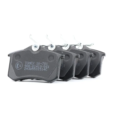 Afbeelding van TOMEX brakes TX 10 781 Remblokkenset Achteras VOLKSWAGEN: GOLF 6, Polo IV Hatchback, V RENAULT: Megane 4, Clio SCENIC 3