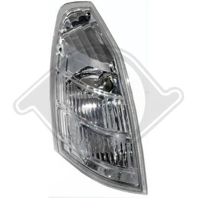 Afbeelding van DIEDERICHS 6085872 Knipperlichten Chroom rechts Zonder lamphouder NISSAN: X Trail