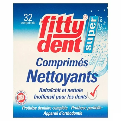 Image de Fittydent Nettoyeur Comprimés Effervescents 32
