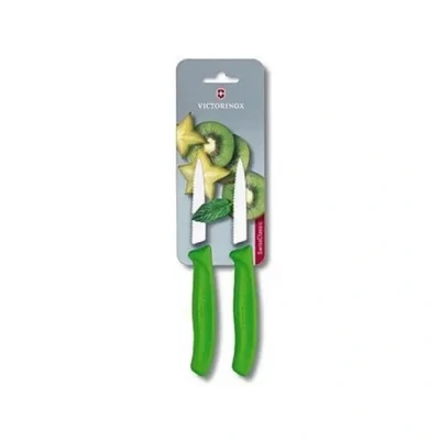 Afbeelding van Victorinox Kartel Groenteschilmes Groen 2 Stuks Keukengerei