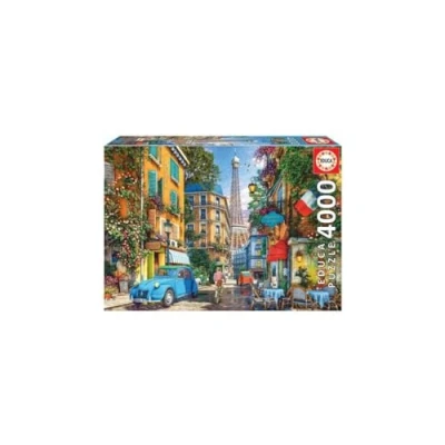 Afbeelding van Puzzel Educa The old streets of Paris 19284 4000 Onderdelen