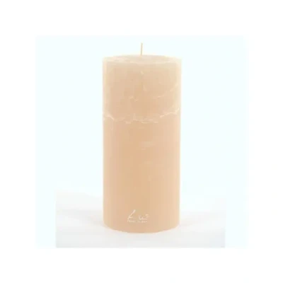 Afbeelding van Rasteli Luz Your Kaars Cilinder Beige Crème D 9 cm H 19