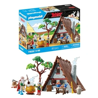 Image de Playmobil Astérix 71828 Hutte d&#039;Astérix avec Panoramix