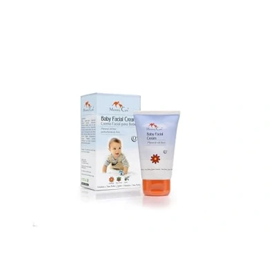 Afbeelding van Mommy Care Biologische Baby Gezicht Crème Beschermt, Hydrateert en Kalmeert Voor de gevoelige huid van pasgeborenen Helpt beschermen tegen een droge 60 ML