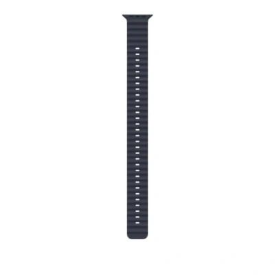 Afbeelding van Apple Oceaan Bandverlenging Natuurlijk titanium (49 mm, Fluorelastomeer, Watch Ultra2), Horlogebandjes, Blauw
