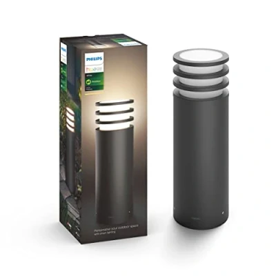 Image de Philips Hue Borne Extérieure Smart Lucca Anthracite (1740293p0)