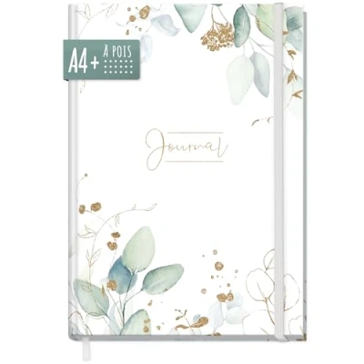 Afbeelding van Trendstuff by Häfft Bullet Notitieboek, A4+, met elastiek, 156 pagina&#039;s, schetsboek, duurzaam en klimaatvriendelijk