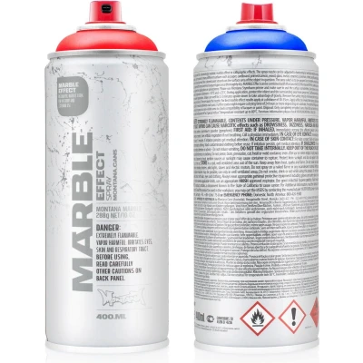 Afbeelding van Montana marble effect 400 ml, wit, em9100