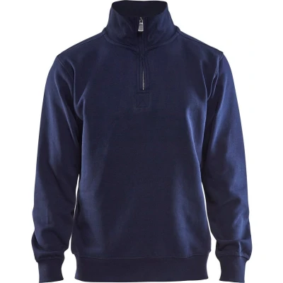 Afbeelding van Blaklader Sweatshirt Jersey 1/2 rits 3365 1048 Marineblauw M