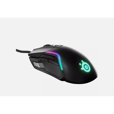 Afbeelding van SteelSeries Rival 5 Gaming muis met PrismSync RGB verlichting en 9 programmeerbare toetsen FPS, MOBA, MMO, Battle Royale TrueMove Air 18.000 CPI optische sensor zwart