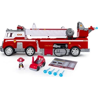 Image de Camion de pompiers Pat&#039; Patrouille Ultimate rescue avec figurine