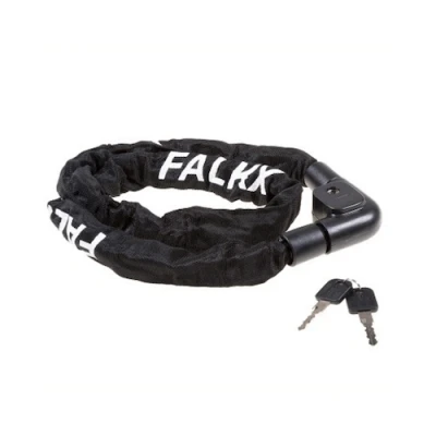Afbeelding van Falkx Steel O Chain Kettingslot 120 CM Zwart