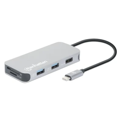 Afbeelding van Manhattan 130615 USB C dockingstation Geschikt voor merk: Universeel Power Delivery