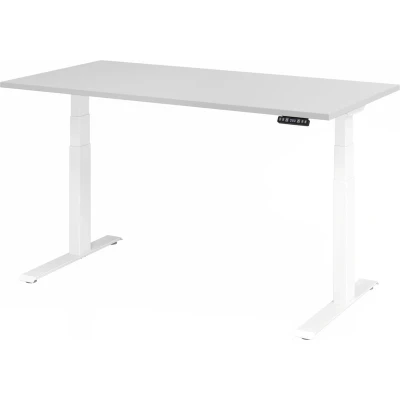 Afbeelding van XDKB 16 W Bureau Grijs 160 x 80 Tafelhoogte I Elektrisch in hoogte verstelbaar