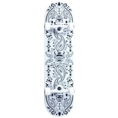 Afbeelding van Speed Demon Uniseks bandana voor volwassenen wit 19 cm