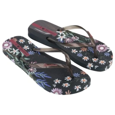 Afbeelding van Ipanema Verao Tropical Fem teenslippers voor dames, Black Pearly Black, 41/42 EU