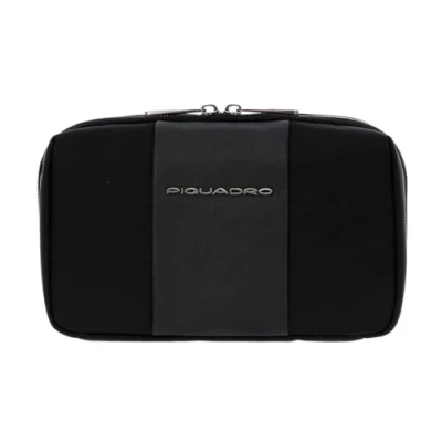 Afbeelding van Piquadro Pochette Toilettas, Heren, Maat: One Size, Nero