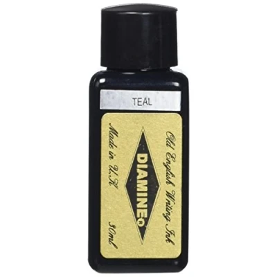 Afbeelding van Diamine Inkt voor vulpen, Teal 30 ml