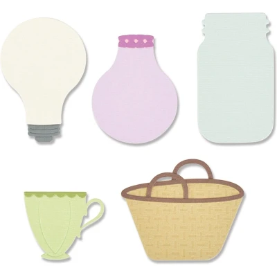 Afbeelding van Sizzix Thinlits Die Set Floral Vessels by Alexis Trimble