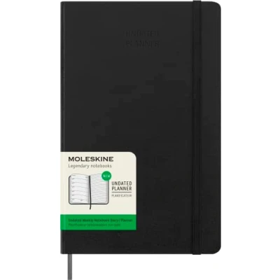 Afbeelding van Moleskine Limited Edition Undated Weekly Planner Hard Cover Large Zwart