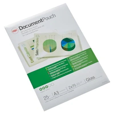 Afbeelding van Lamineerhoes GBC A3 2x75micron 25stuks