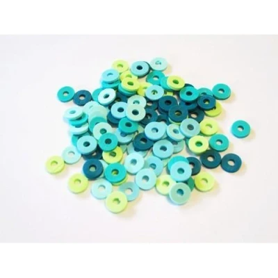 Afbeelding van Kralen Katsuki Mix 6mm Turquoise oceaan +/ 100 st 12428 2802