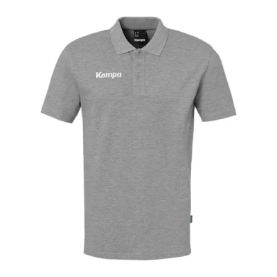 Afbeelding van Kempa Classic Poloshirt voor kinderen, Maat: 128, Dark grau melange