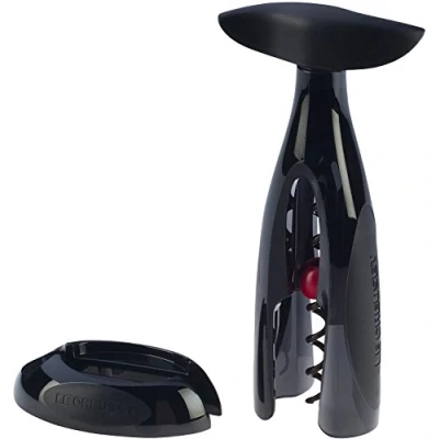 Image de Tire bouchon et coupe capsule Le Creuset Noir Plastique