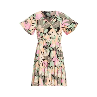 Afbeelding van Roxy SEA Symphony Again MIDI Jurk, Dames, Maat: Small, Anthracite palm song