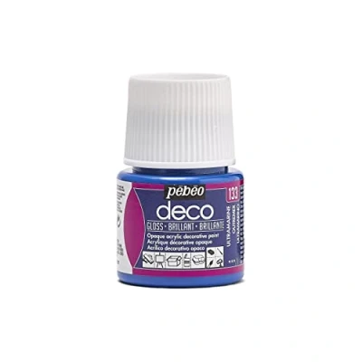 Afbeelding van Pébéo Deco 092133 verf, glanzend ultramarijn, 1 flesje van 45 ml