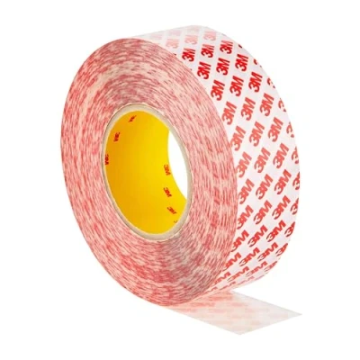 Afbeelding van Dpm tapes 3M GPT PET dubbelzijdige tape: sterke hechting, houdt op moeilijke oppervlakken. Dikte 0,21 mm, bestand tot 150 C, met UV bestendigheid ex 9088 (50 mm x 50 m)