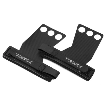Afbeelding van Toorx Fitness 3 Hole Crossfit Lifting Grips GPP3 Zwart Kunststof