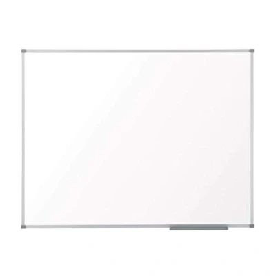 Afbeelding van Nobo Essence 1905214 Magneetbord van staal met aluminium frame, hoekwandbevestiging penhouder, 2400 x 1200 mm, wit