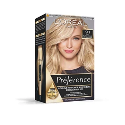 Afbeelding van L&#039;Oréal Paris Préférence Permanente Haarverf, Nuance: Oslo Blond Viking (9.1), Zeer Licht Asblond