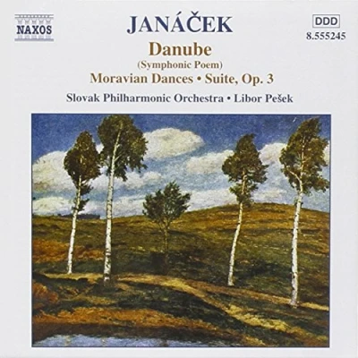 Afbeelding van Slovak Philharmonic Orchestra, Libor Pesek Janácek: Danube/Moravian Dances/Suite,Op.3 (CD)