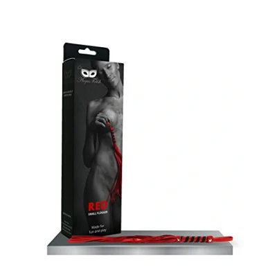 Afbeelding van Argus Small Flogger Rode Leatherlook Zweep AF 001004