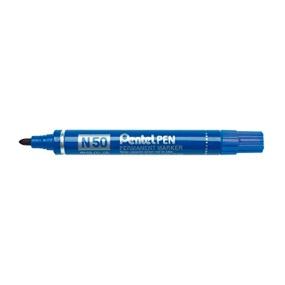 Afbeelding van Viltstift Pentel N50 rond blauw 1.5 3mm