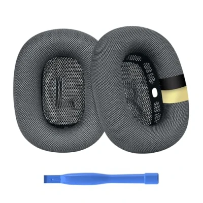 Afbeelding van Vervangende Oorkussens voor AirPods Max Hoofdtelefoon van MMOBIEL Premium Mesh Fabric Koptelefoon met Siliconen Laag Noise Isolation Earpads Middernacht