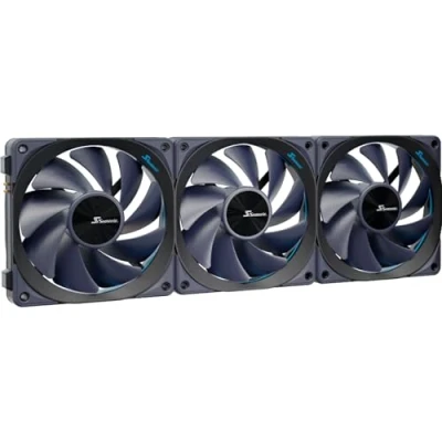 Afbeelding van Seasonic MAGFLOW 3 CPU koellichaam met ventilator Zwart (b x h d) 124.2 120.2 26.6 mm