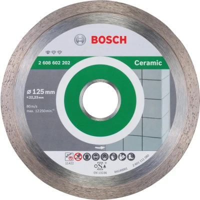 Afbeelding van Bosch Accessories 2608602202 Diamanten doorslijpschijf Diameter 125 mm 1 stuk(s)