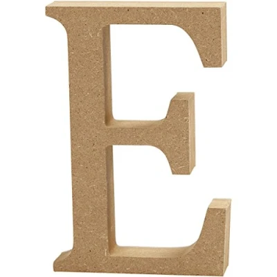 Image de Creative lettre E MDF 13 cm